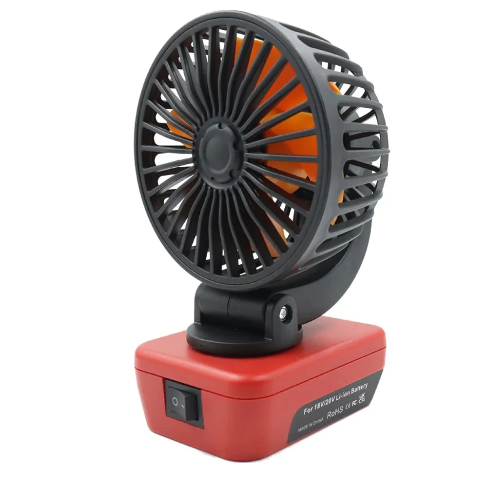 

Camping Fan Portable Jobsite Fan Battery Powered Fan Compact Size Low Voltage Protection Removable And Easy Clean