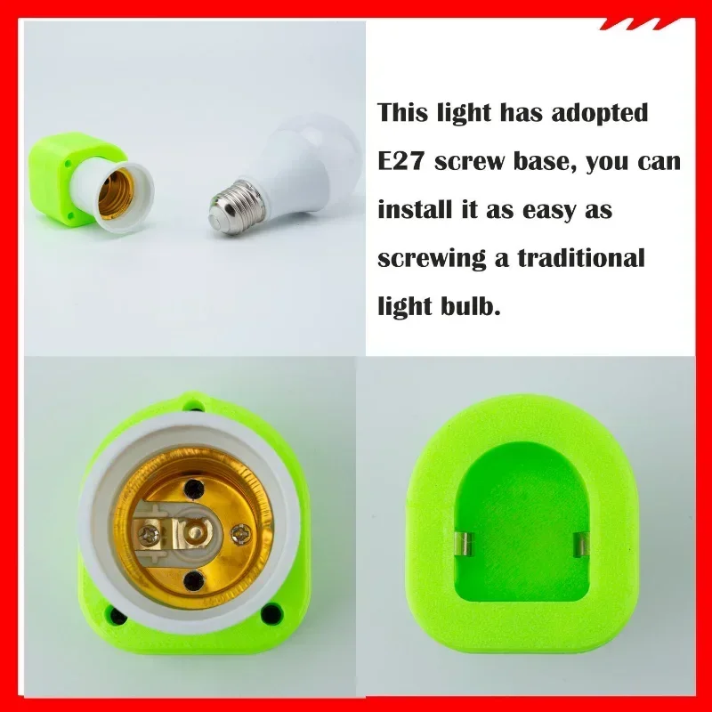 LED Work Light For RYOBI One+ 18V Lithium Battery P108 P104 18V Series Battery Portable E27 Bulb Lamp (Not include  battery)