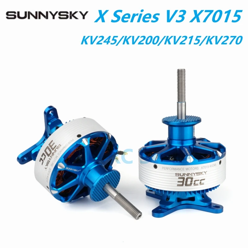 SunnySky X Series V3 X7015 30CC KV245/KV200/KV215/KV270 Brushless Motors for RC Drone 3D Fixed Wing Airplane Helicopter