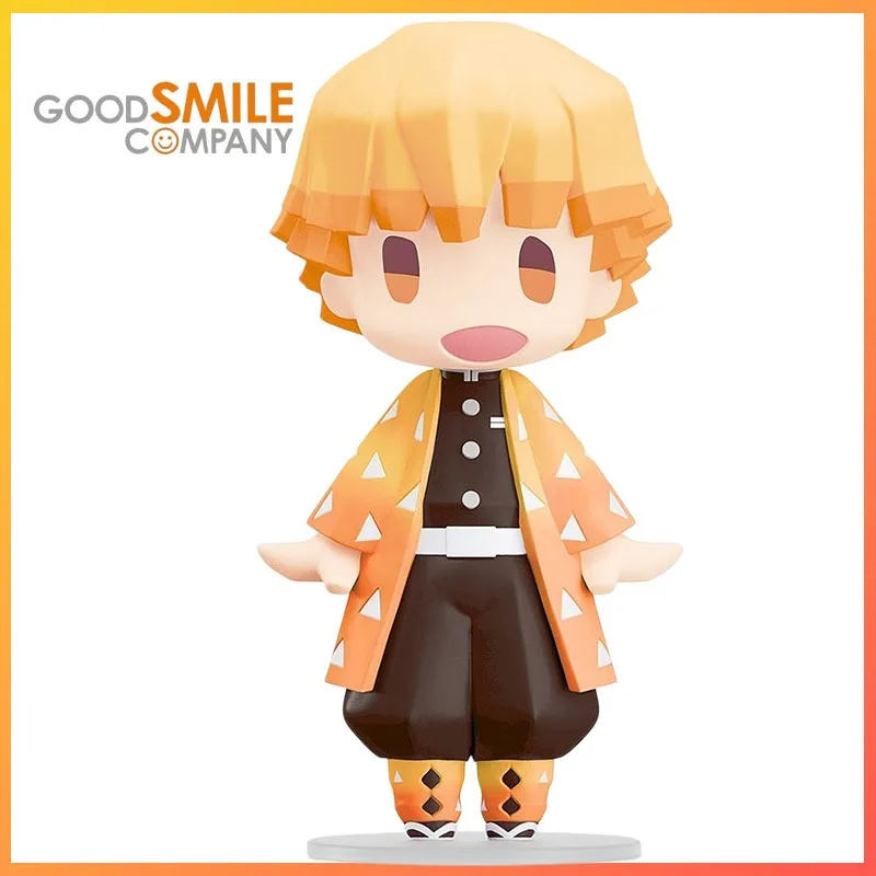 

ЗДРАВСТВУЮ! GOODSMILE Агацума Зеницу Demon Slayer Kimetsu No Yaiba Оригинальная Q-версия фигурки из ПВХ, игрушка «Дыхание грома» в коробке