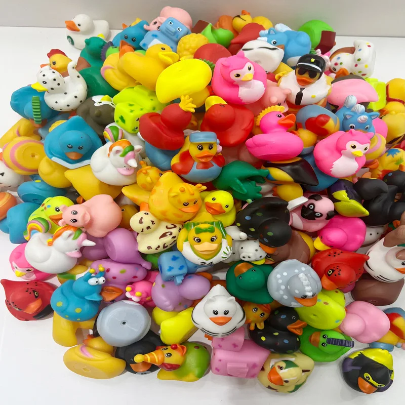 20/40 anatra di gomma per jeep Car Duck Bath Toy assortimento Bulk Floater Duck per bambini Baby shower accessori bomboniere