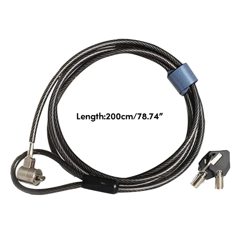 Mini Laptop Lock Cable For Lenovo Hole Computer Lock 6*2.5mm Small Keyhole Security Anti-theft Notebook Padlock