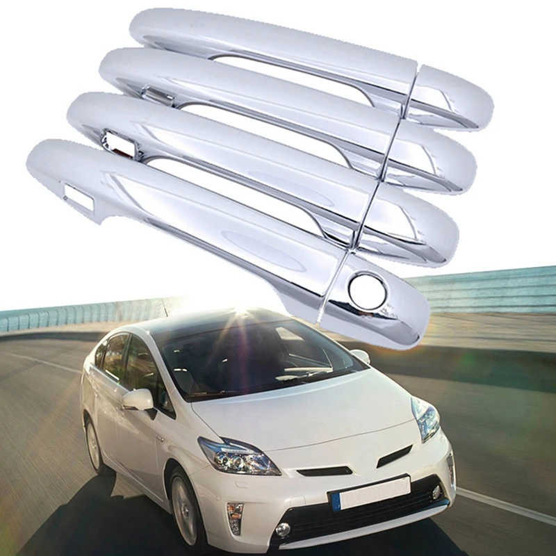 8X Car Exterior Door Handle Cover Trim Accessories For Toyota Prius XW30 30 Zvw30 Zvw35 2010-2015