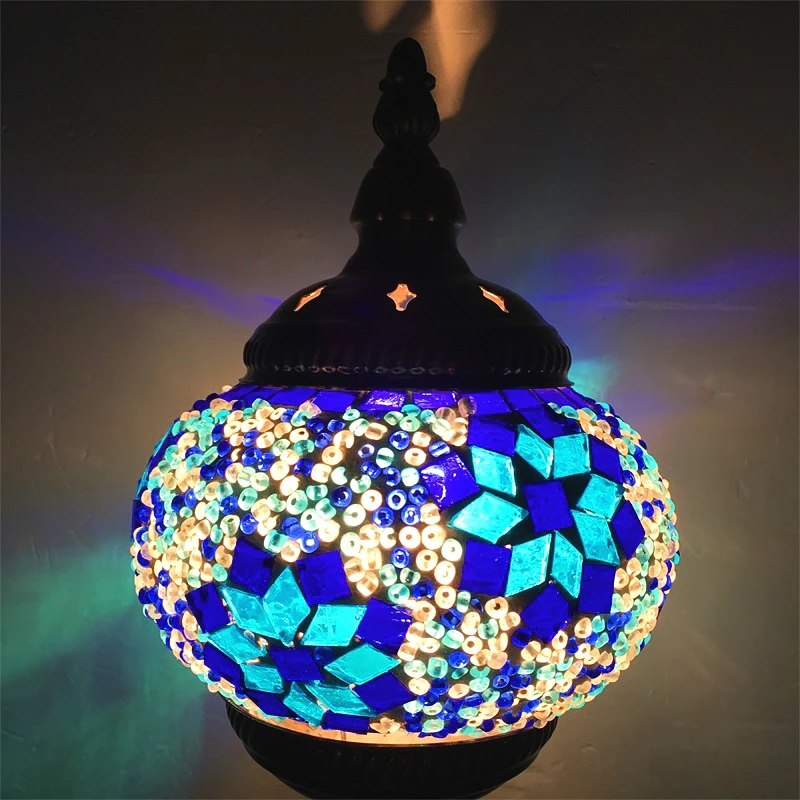 Artpad 20 Types Turkish Pendant Light Colorul National Characteristic  Handmade Chandelier Led for Cafe Shopping Store Bar