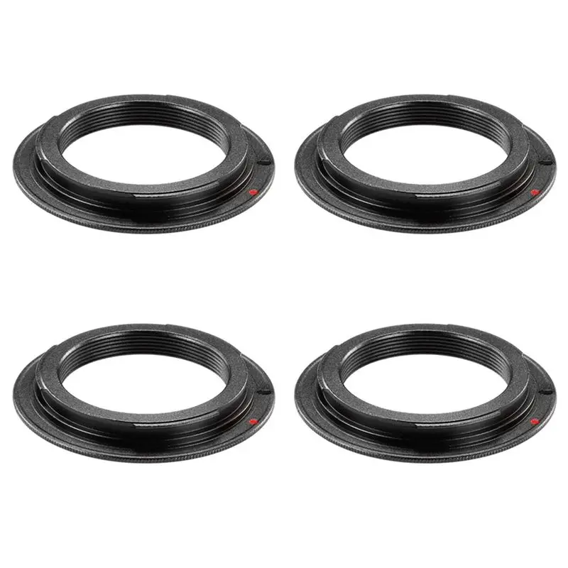 4 adaptadores de montaje de lente de metal negro, para lentes M42, cámara Canon EOS / Canon EOS 1D, 1DS Mark II, III, IV, 5D Mark II-Y41A