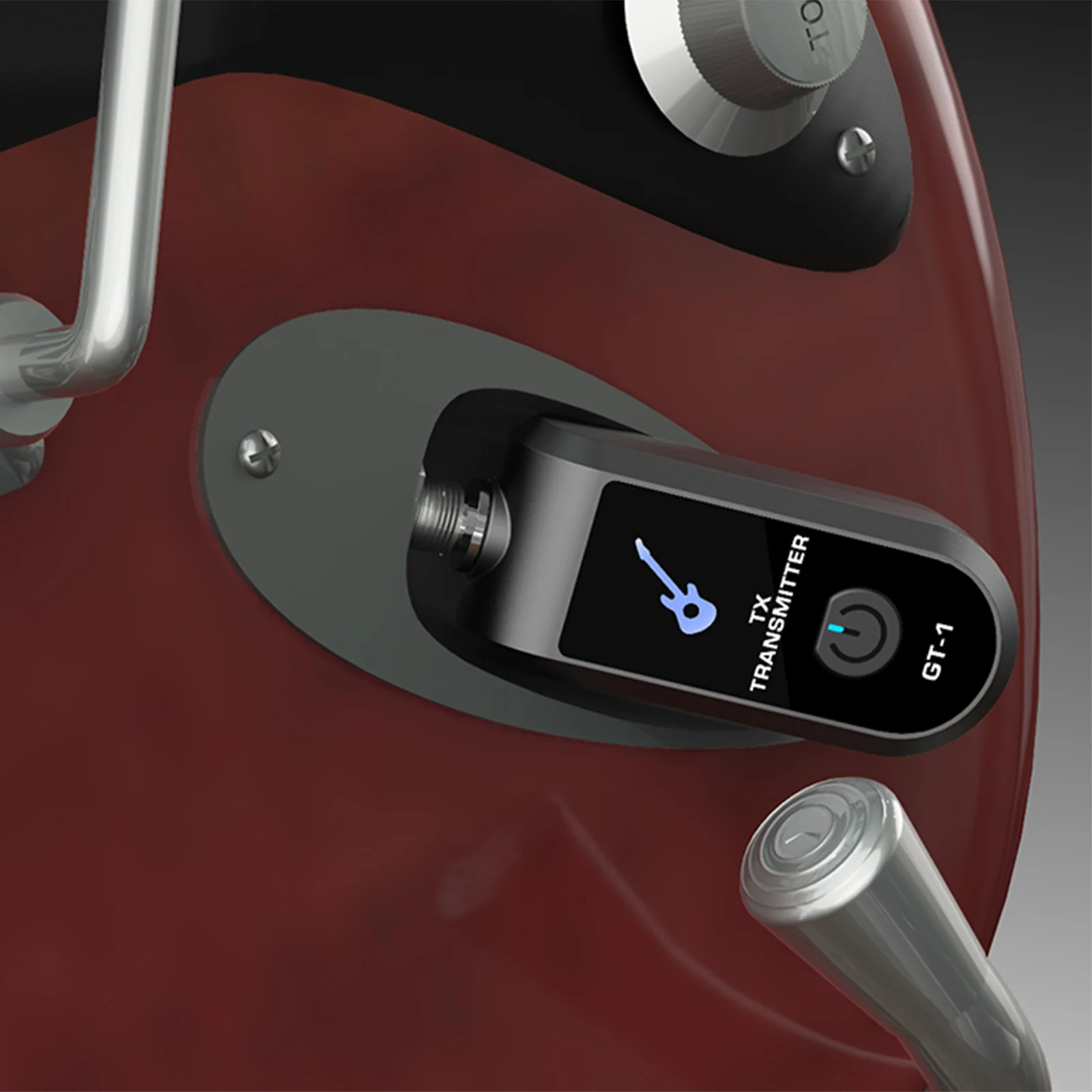 Trasmettitore e Ricevitore Audio Wireless 2.4G per Chitarra con Suono Preciso, Sistema Digitale Ricaricabile per Strumenti Elettrici