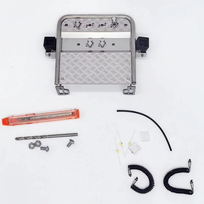 RC 1/14 قوس الأنابيب المعدنية النمط الأوروبي لشاحنة سكانيا تاميا قطع غيار السيارات ذاتية الصنع #1