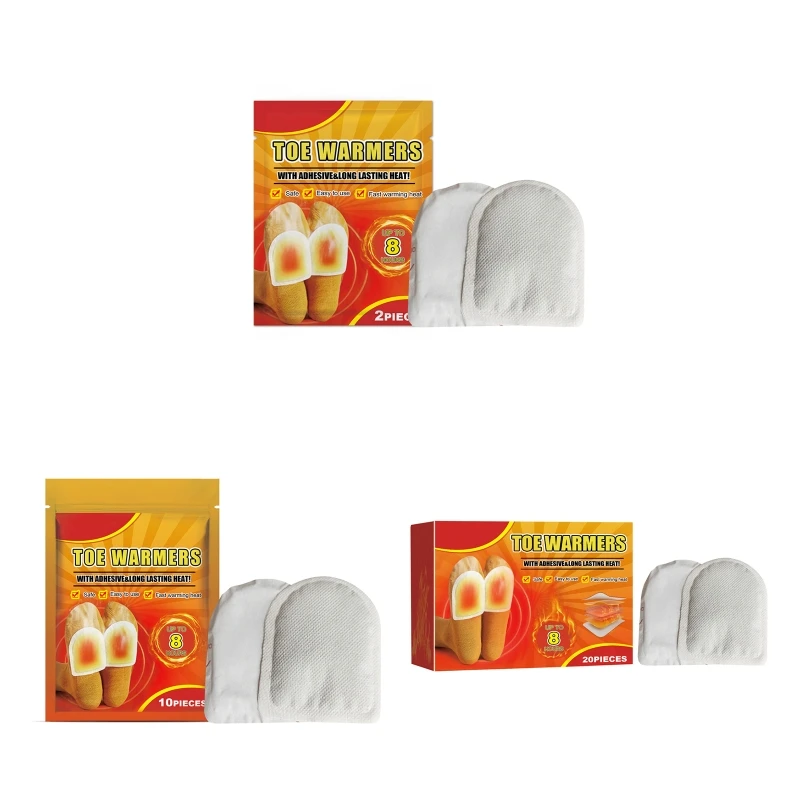 Heat Toe Pad Self Sticking Warm Feet Solution 8Hour Thin Warmers Pad