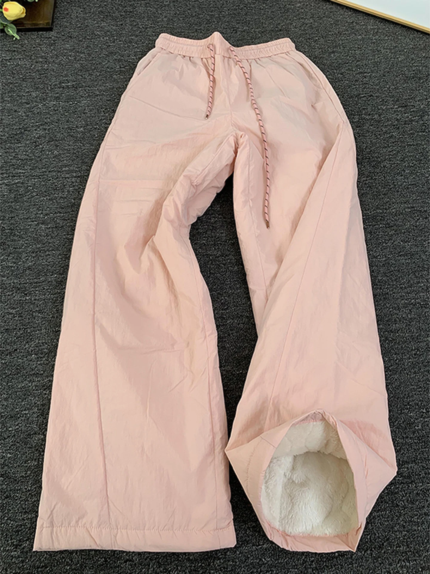 

Harbin Northeast China Winter Thiened Cotton Pants Men's Winter Pink Fce Lined Trousers American Sle Cold Resistant Sk...