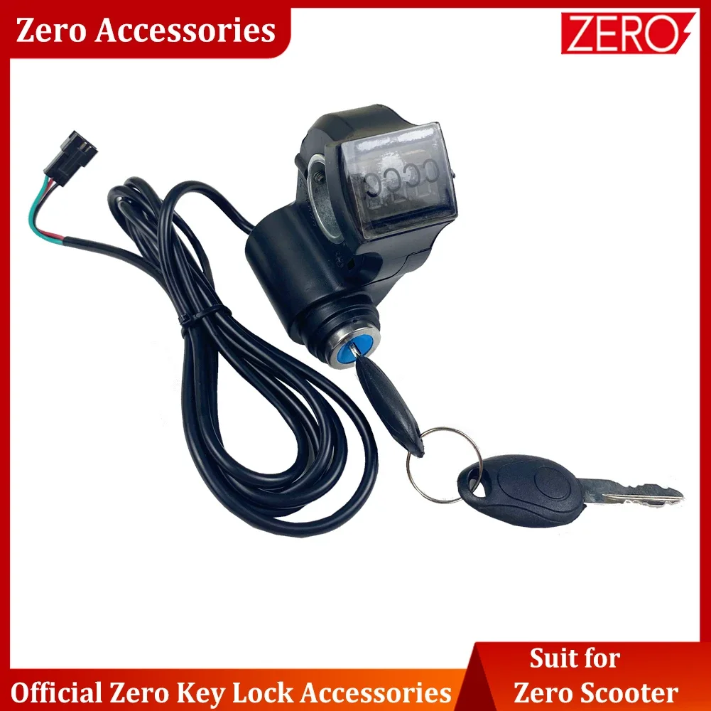 Original Zero Accessories Voltmeter Key Voltage Zero Key Lock Suit for Zero8X Zero9/10 Zero10X Zero11X Electric Scooter