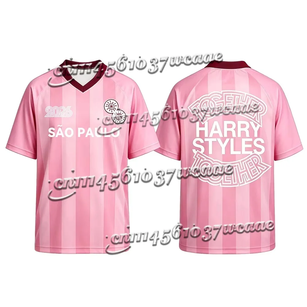 2026 Harry Styles Multi-City Concert Jersey Exclusive Design Fan Gathering Daily Street Outfit Music Festival Wear