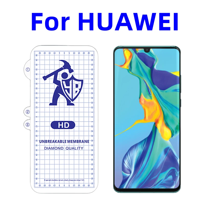 3pcs HD Hydrogel Film For HUAWEI P70/P60/P50/P40/P30 Pro Mate30/40/50/60 Pro+ Screen Protector For Mate X2/X3/X5 Outer Film