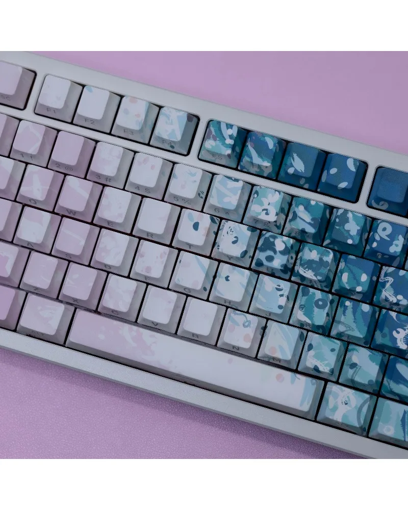 Small languages Original PBT sublimation keycaps Arabic Korean German French Spanish Russian