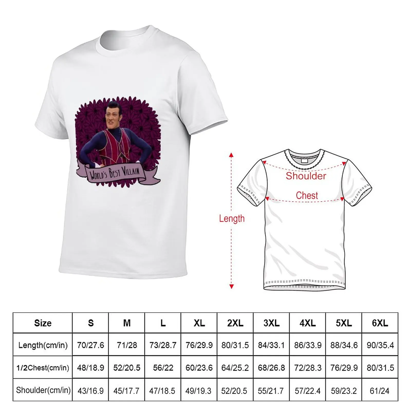 New Robbie Rotten T-Shirt T-shirt for a boy oversized t shirts quick drying shirt aesthetic clothes t shirts men