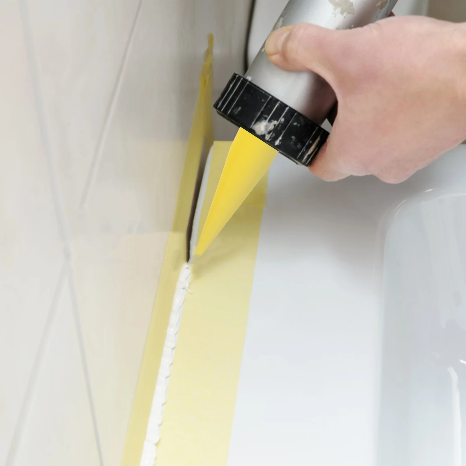 

5pcs Nozzles Set Replacement Tips For Adhesive Application Caulk Applicator Tools Kit, Caulking Tips, Sealant Tool, Grout