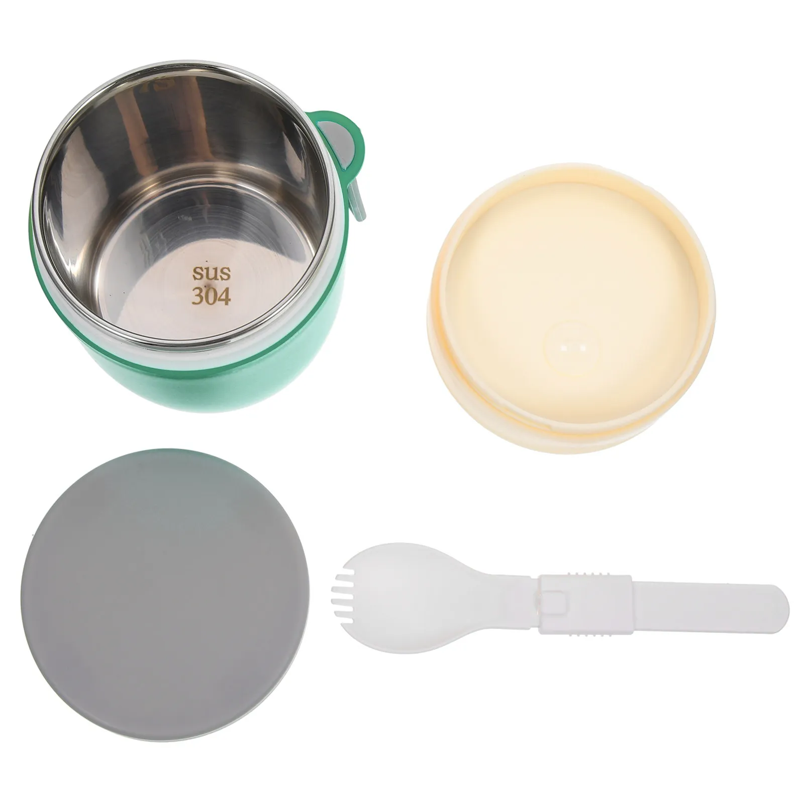 

Набор из 1-го многоразового стакана для супа с защитой от протекания, стильный контейнер для завтрака и молока с удобной ручкой, идеально подходит для приготовления еды на ходу