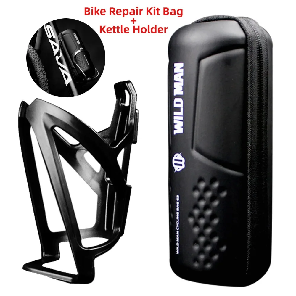 Bike Repair Tool Kits Bags Bottle Holder Rack Set MTB Kettle Cage Bracket Multi Function Bicycle Tool Storage Water Bottle Case