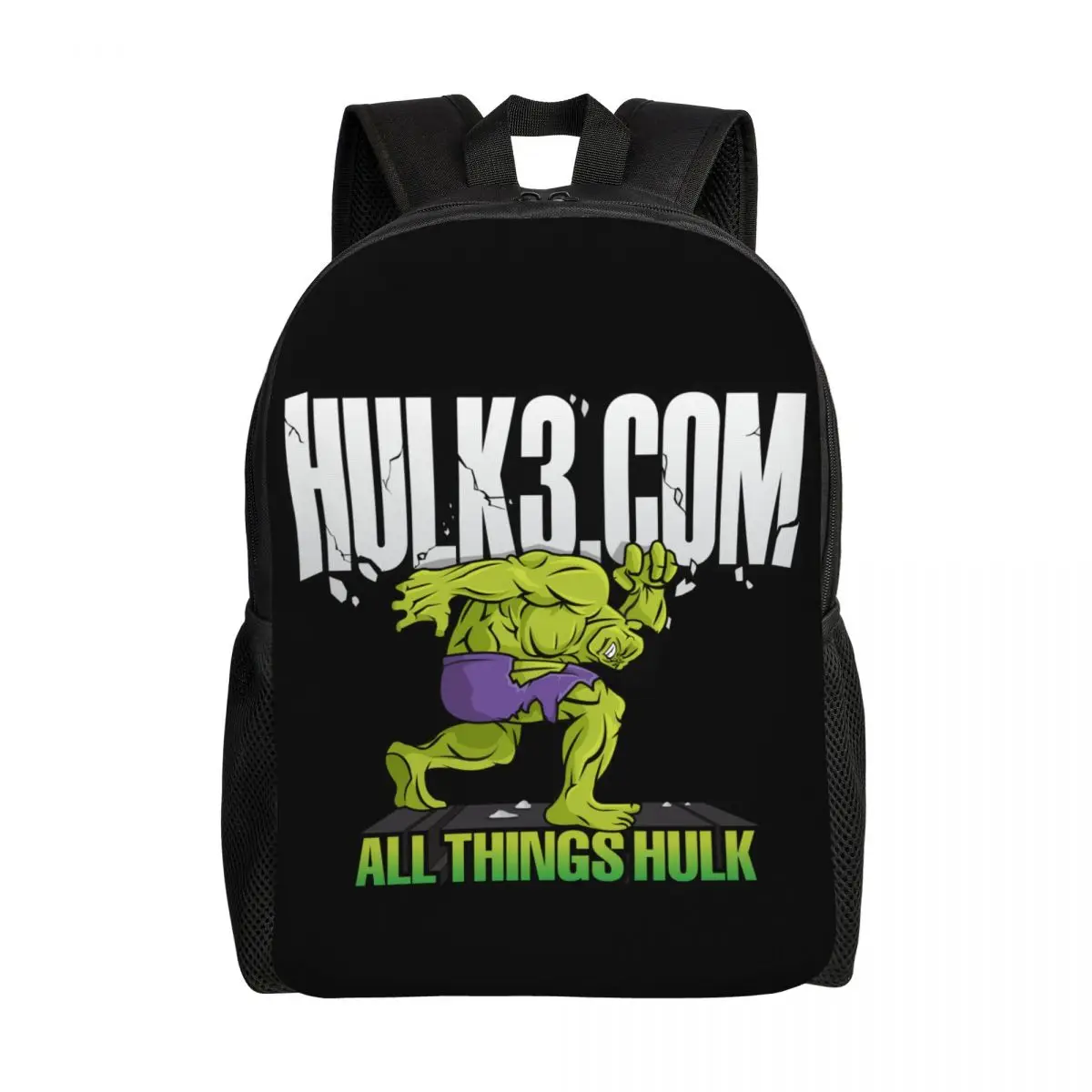 Personalized Superhero Hulk Backpacks Men Women Fashion Bookbag for College School Bags