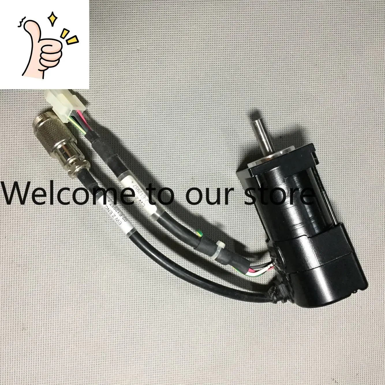 02-E12957 Solid Crystal Machine Wire Welding Machine AD830XYZ Shaft 100W Motor ASM Servo Motor 02-74730