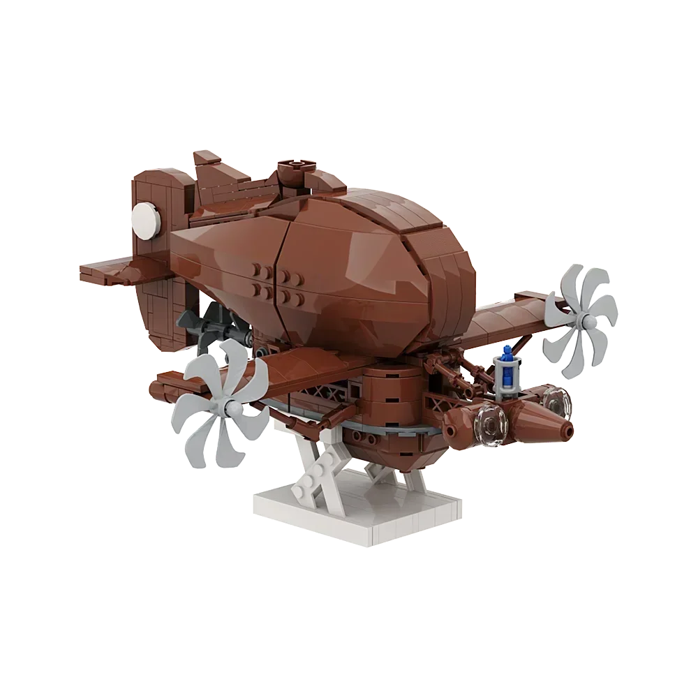 

EKbricks MOC тигр моль подводная лодка модель кирпичи летающий дирижабль Subnautica строительные блоки набор игрушек для детей подарки