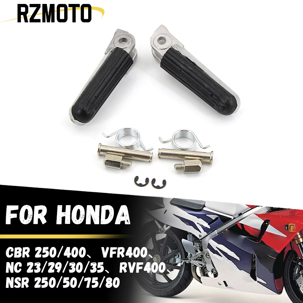 Motorcycle Front Footrest Foot Peg Pedal Foot Rest Accessories FOR FOR HONDA CBR250 NSR250 NSR75 CBR400 VFR400 RVFR400 NC30 NC35