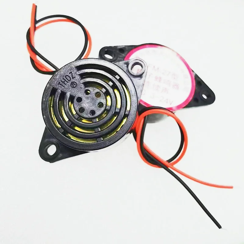 2 قطعة صفارة بيزو، Icstation صفارة إنذار 12 فولت صفارة إلكترونية 100 ديسيبل صفارة إنذار بيزو صوت مستمر للدراجات النارية #3