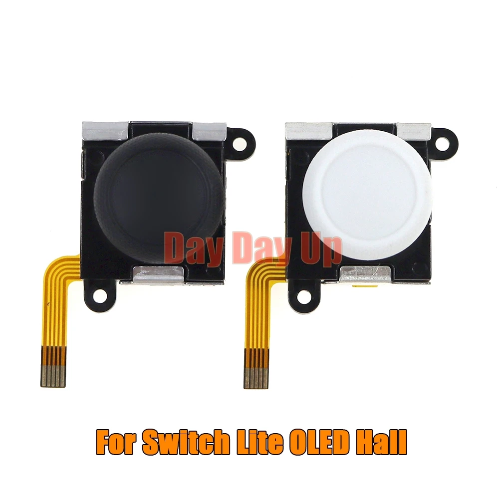 8 قطعة لقاعة التبديل عصا التحكم الكهرومغناطيسية للتبديل Joy Con تحكم ثلاثية الأبعاد عصا التحكم التناظرية للتبديل لايت OLED قاعة الروك