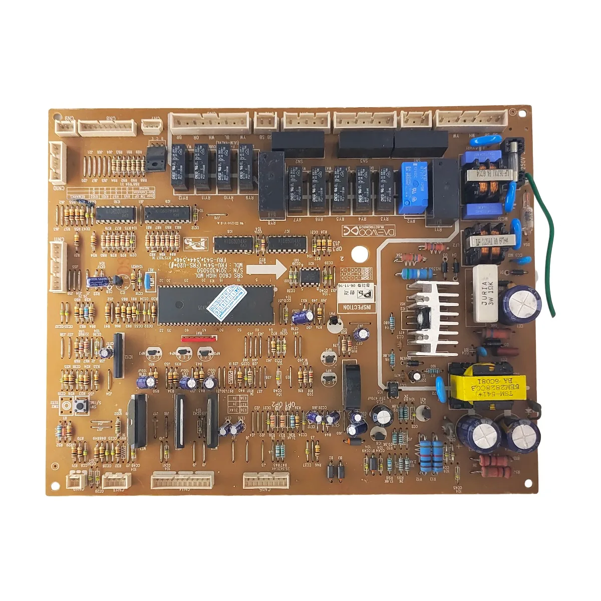 

Используется для компьютерной платы холодильника Siemens FRU-543 30143D5050