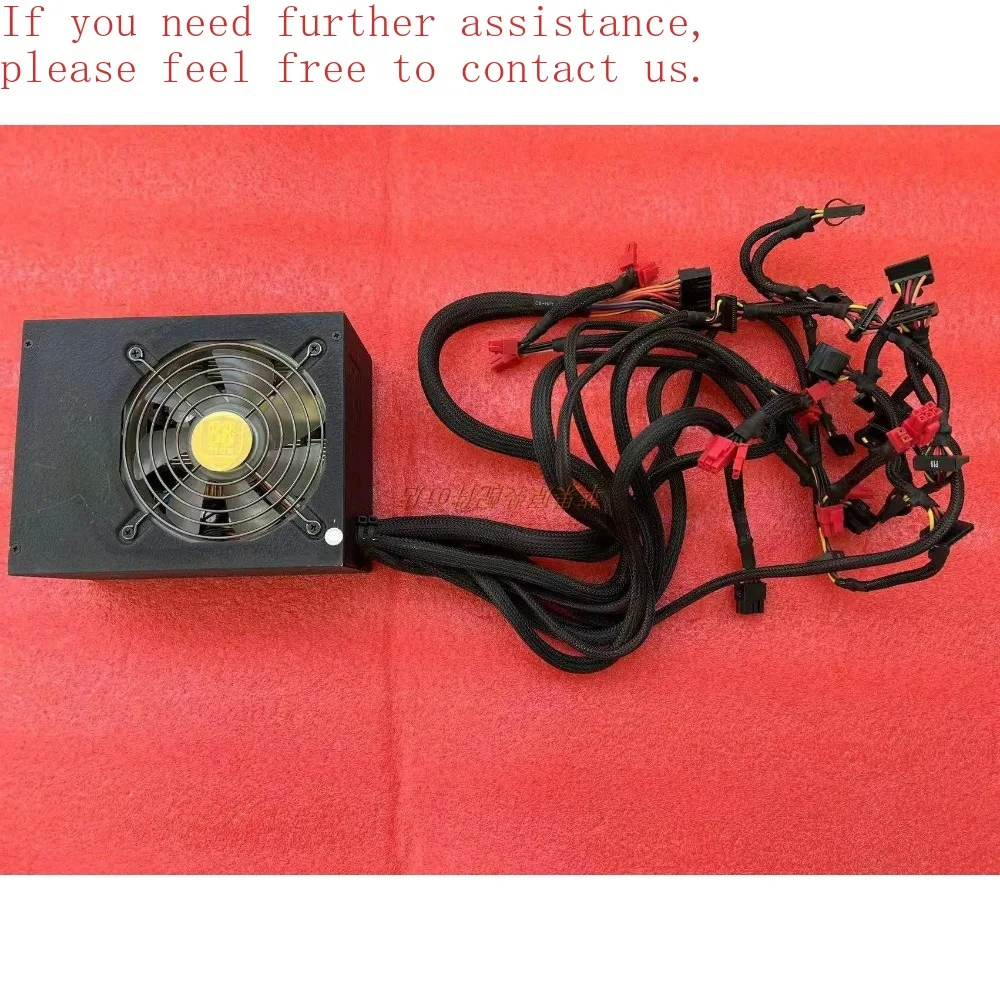 Per AcBel 900W 1000W 1100W alimentatore per computer 80PLUS alimentatore argento, controllo della temperatura muto