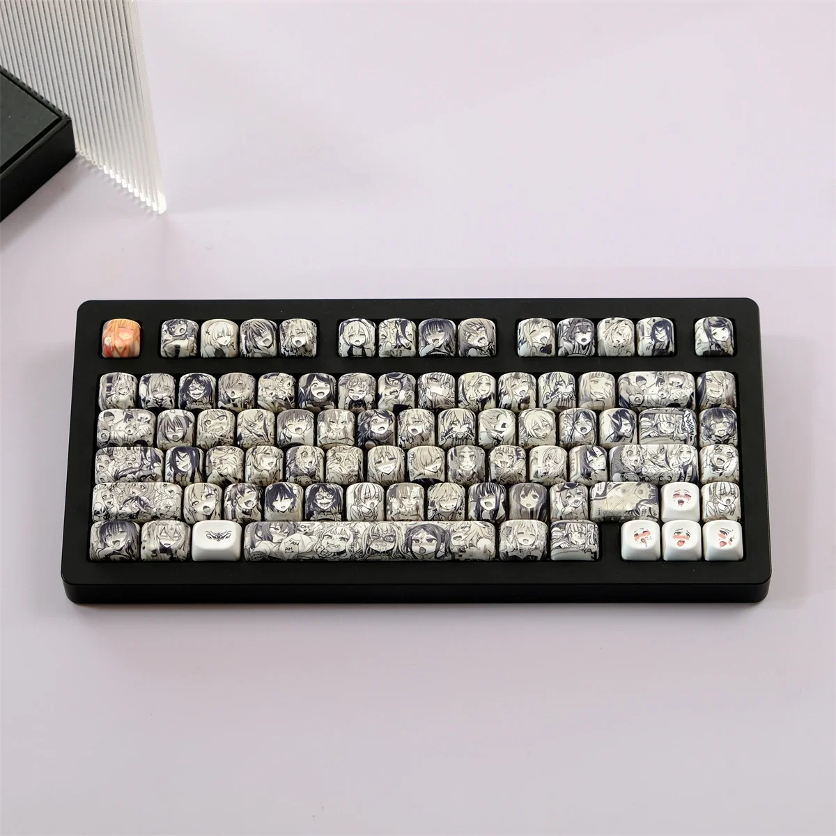 Japanese Animation 126 Keys PBT Keycaps Five-sided Sublimation MOA Profile Keycaps For MX Switches Mechanical Keyboard Key Caps