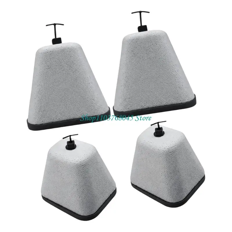 R53F White Outdoor Spigot Covers, 4 Pack with Fully Assembled Shells and Integrated Foam Sealing Pads for Seasonal Winter Faucet