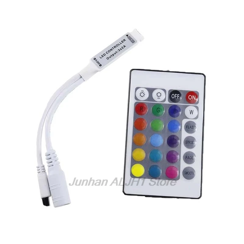 DC 12V RGB LED Controller Mini 24 keys RGB IR Remote Controller F1