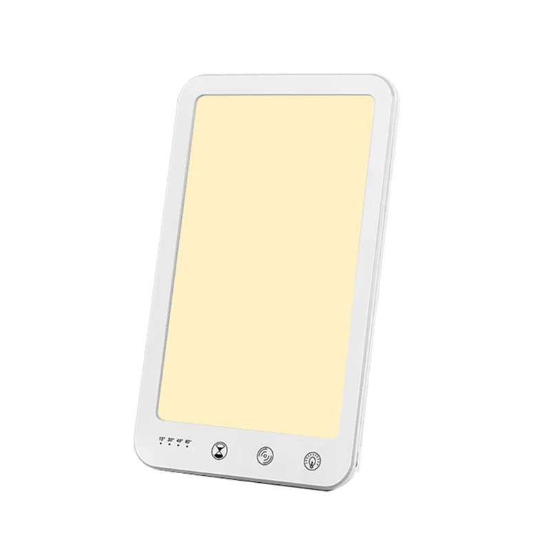 A08I Light Therapy Lamp 10000 Lux Sun Lamp With 5 Adjustable Brightness Levels Touch Control SAD Light Therapy Lamp