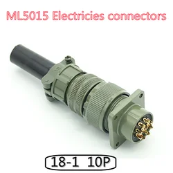 18SL Circular Military Connector ML5015 Threaded Connection MS3106A MS3102 18-3 18-10 18-11 18-8 18-1 18-19 Straight plug Socket