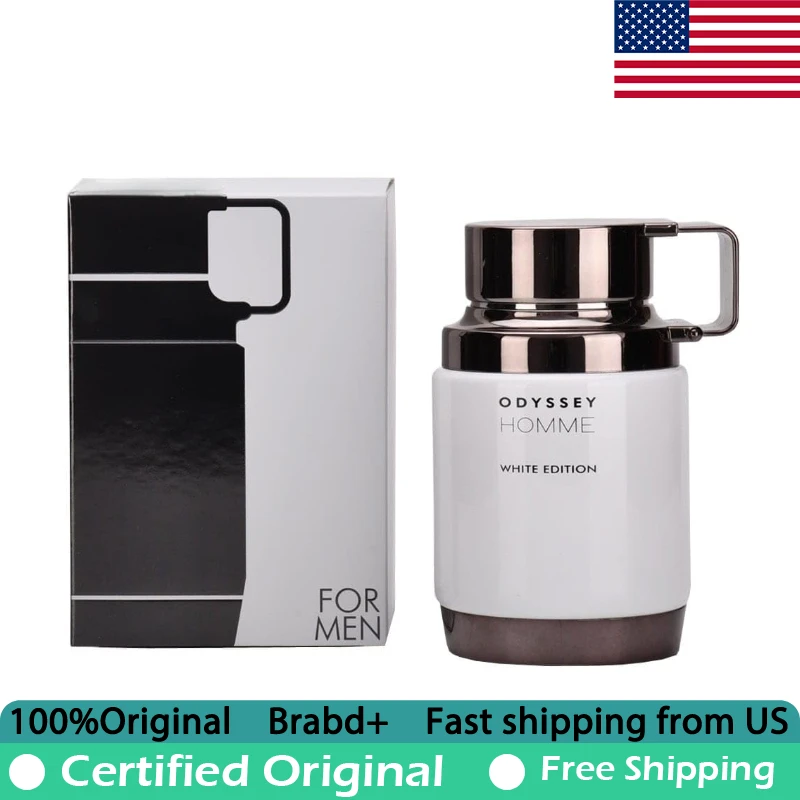 

Armaf Odyssey Homme White Eau de Parfum 3.4 Oz Premium Arabian Perfumes Lasting Oriental Fougere Male Pheromones Perfume 100 ML