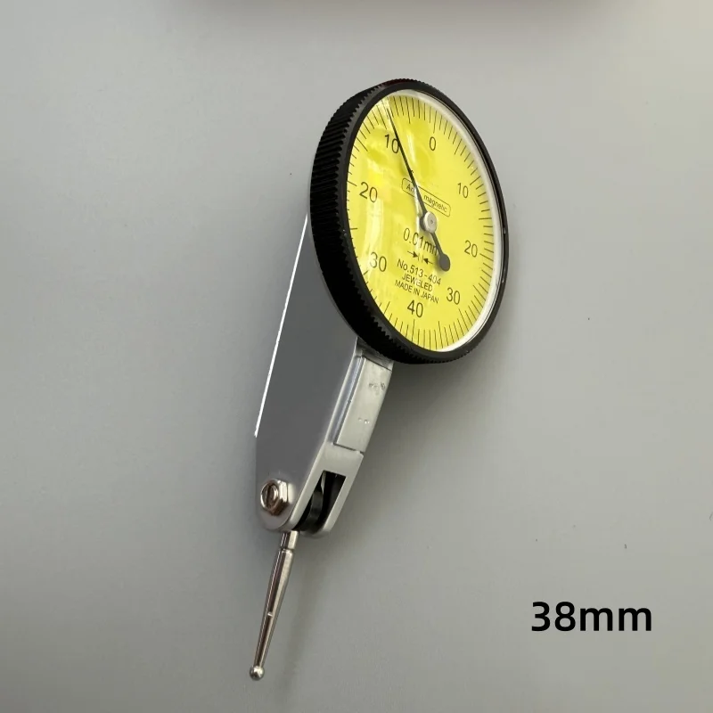 CNC-Mikrometer 513-404 Analoger Hebel-Messuhr mit 0,01 mm Genauigkeit, Messbereich 0-0,8 mm, Durchmesser 38/32 mm, Messwerkzeug – Detail 2