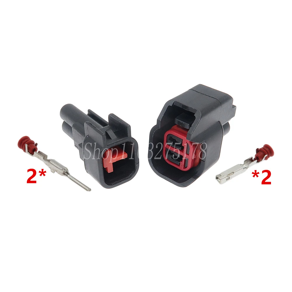 1 Set 2 Pin 7283-5967-30 Waterproof Cable Connector Car Fuel Nozzle Plug for Ford Focus Mondeo Chevrolet