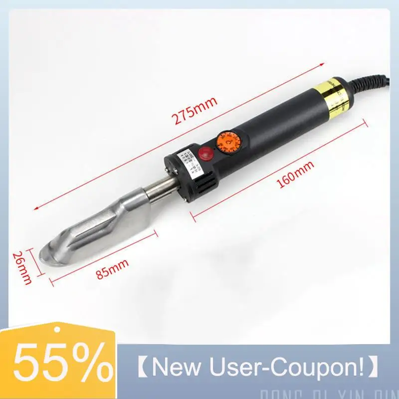 

A81M New- 1 PCS 220V 150W 50-350C Degree Adjustable Wrinkle Removing Small Iron For Leather Clothes EU Plug