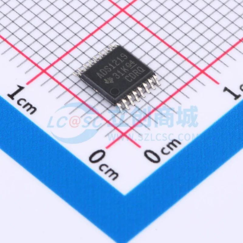 1 PCS/LOTE ADS1219IPW ADS1219IPWT ADS1219IPWR ADS1219 TSSOP-16 100% New and Original IC chip integrated circuit