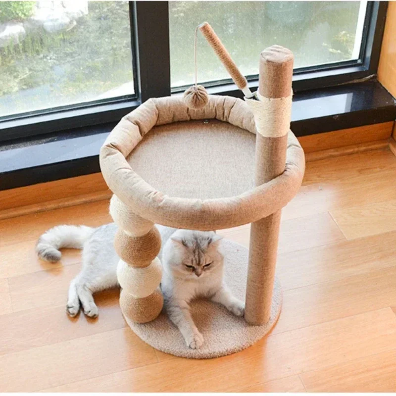 Four Seasons Universal Cat Scratcher Multifunctional Cats House Wear-resistant Pet Supplies Multi-Scene Jumping Platform