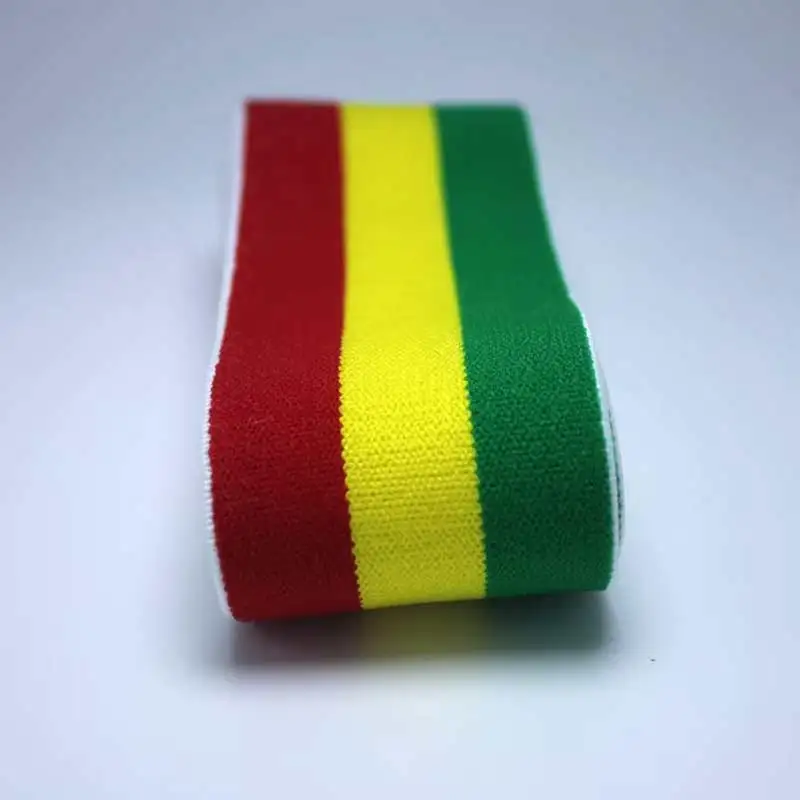 width of 3.8cm Accessories high quality stripes soft belt rubber band / thicken and soft can be attached to the elastic band