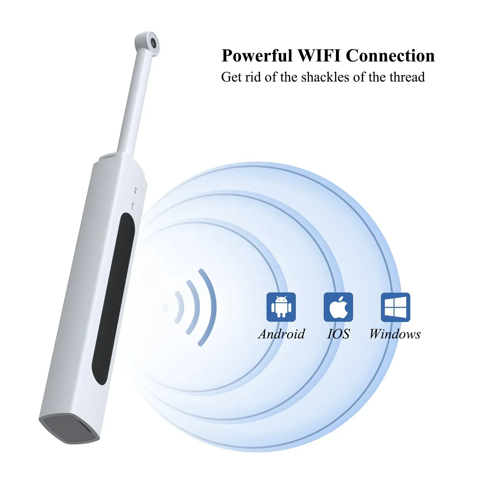 Hot Selling ! Wireless Visual den tal cam era Portable Wireless Visual den tal cam era with 8 LED Light Real-time WIFI 5V USB Ty