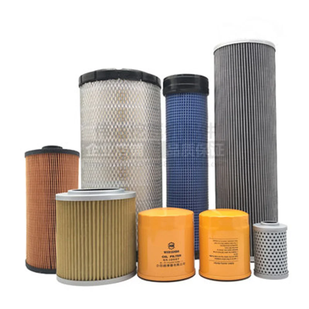 

Excavator Parts Full Car Filter Element For XCMG 60/80/85C Air Filter Machine Filter Wood Filter Oil Water Pilot Maintenance Fil