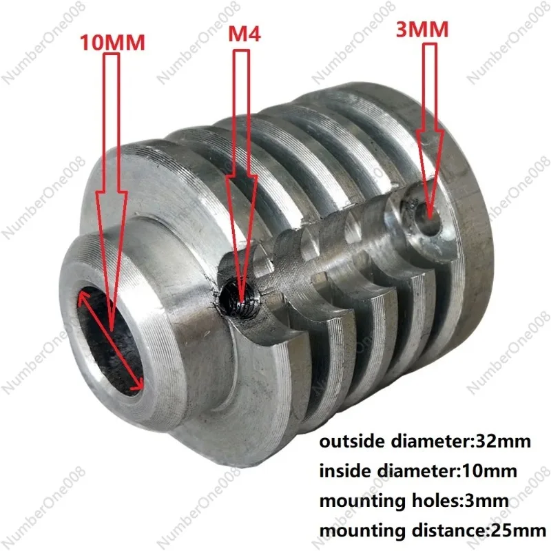 3235 Marine Brushless Motor RC Boat Radiator Fishing Bait Boat Accessory Speedboat Model Motor