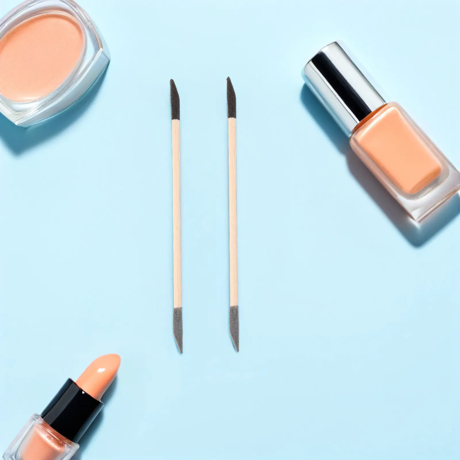 

30Pcs Dual-Sided Nail Shaping Sticks Wooden Sanding Tools for DIY Manicure Pedicure Detailing Precision Buffing Nail Care