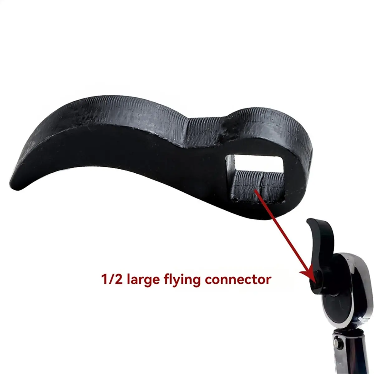【~ New A88T】2PCS Crowbar Adapter Tools, Adjustable Angle Pry Bar Fits 1/2inch Ratchet,Crowbar Open-End Wrench for Tight Spaces