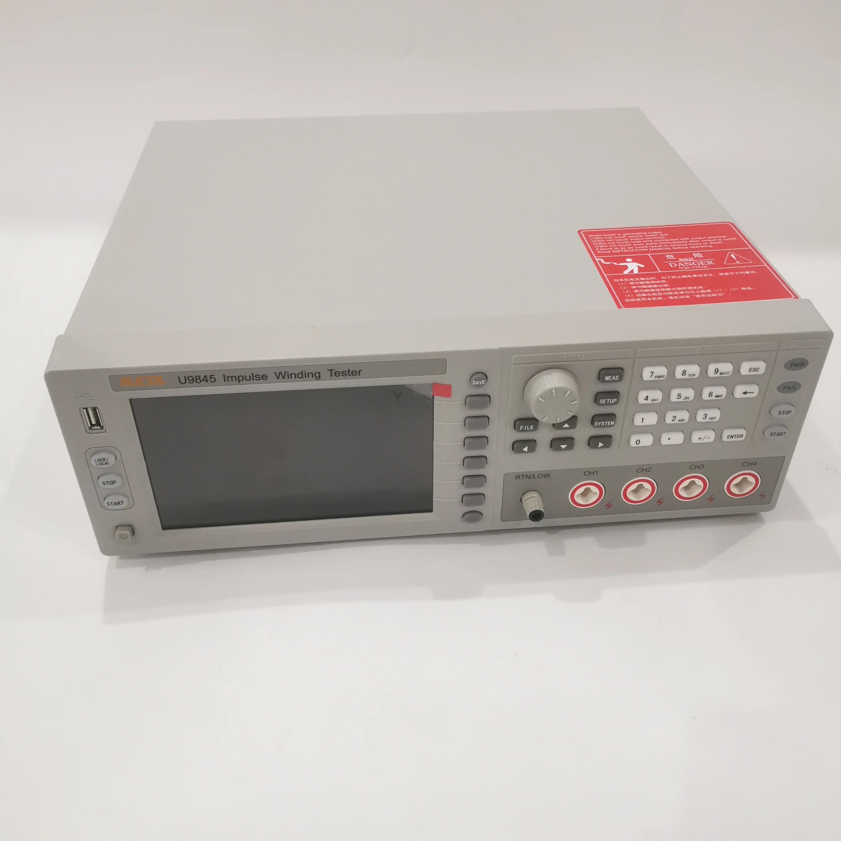 U9845 4-Channels Impulse Winding Tester Meter 100V~5000V     110V/220V