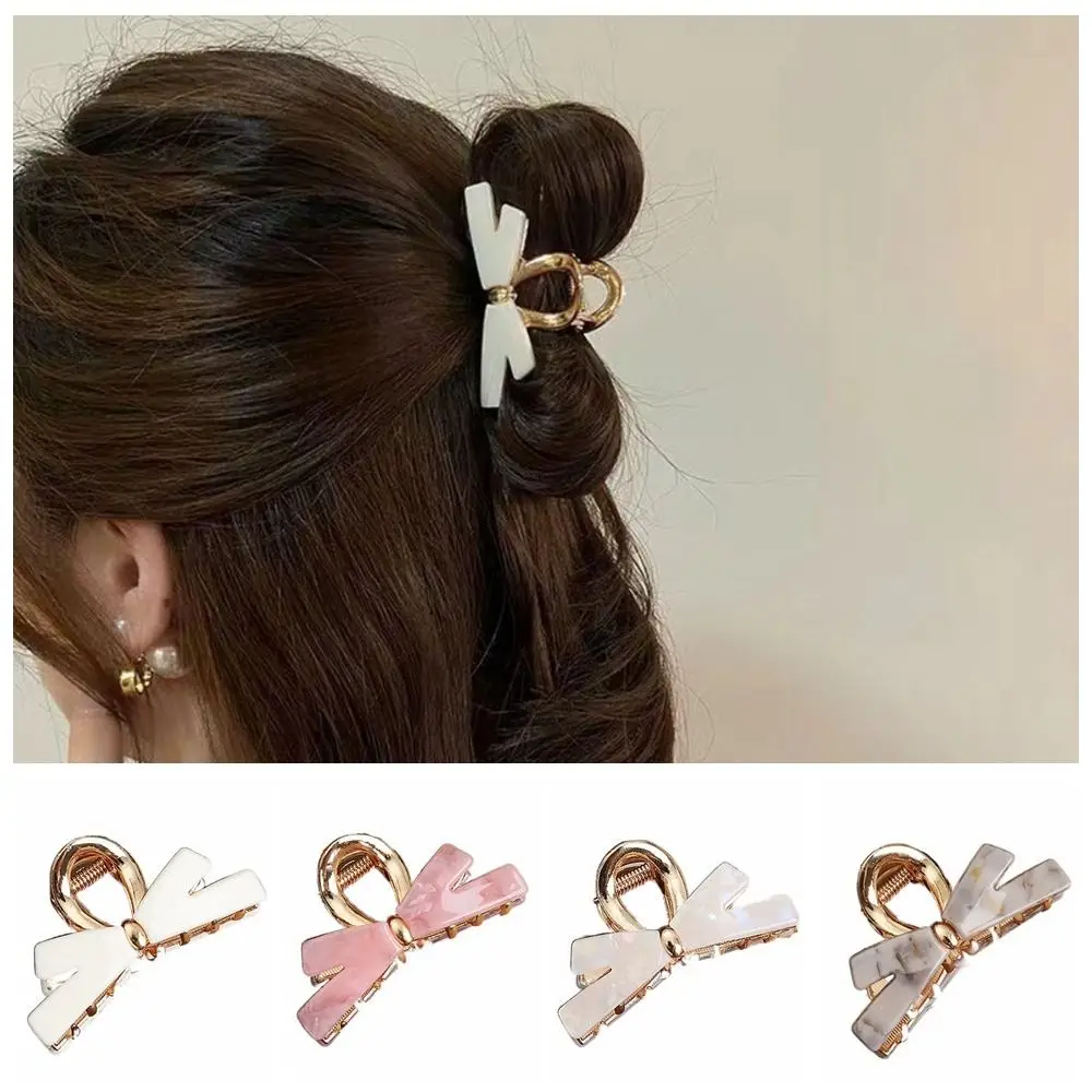 Jepit Rambut Geometri Retro Warna-warni, Jepit Rambut Akrilik Model Cakar Hiu, Aksesoris Rambut, Penjepit Rambut, Streetwear