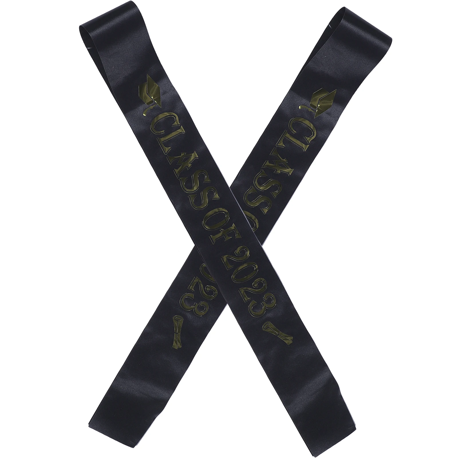 

4pcs Graduation Stole Class of 2023 Lightweight Durable Sash Ceremony Belt Kids White Suitable Decorative Etiquette Sashes