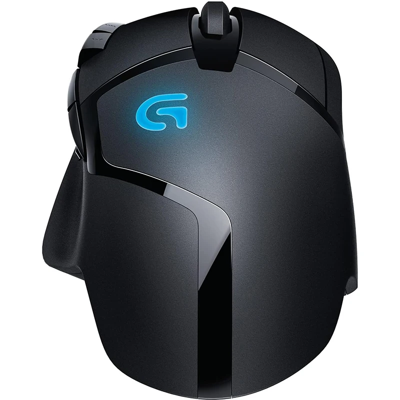 로지텍 G402 하이페리온 퓨리 유선 게이밍 마우스, 4000 DPI 경량 8 개 프로그래밍 가능 버튼, PC 및 Mac과 호환 가능
